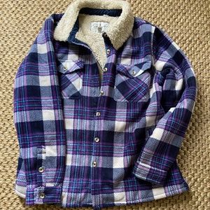 Soho Threads Flannel Shirt Jacket